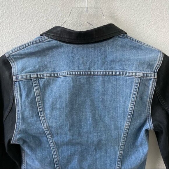 J Brand Two Tone Bowie Jean Jacket - Picture 9 of 11
